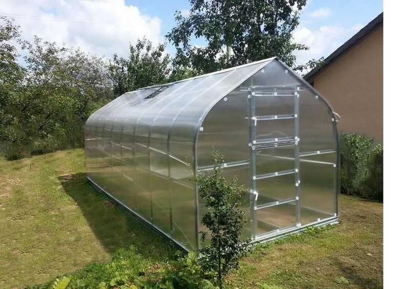 Skleník z polykarbonátu Gardentec Standard 2×2.5 (4mm PC)